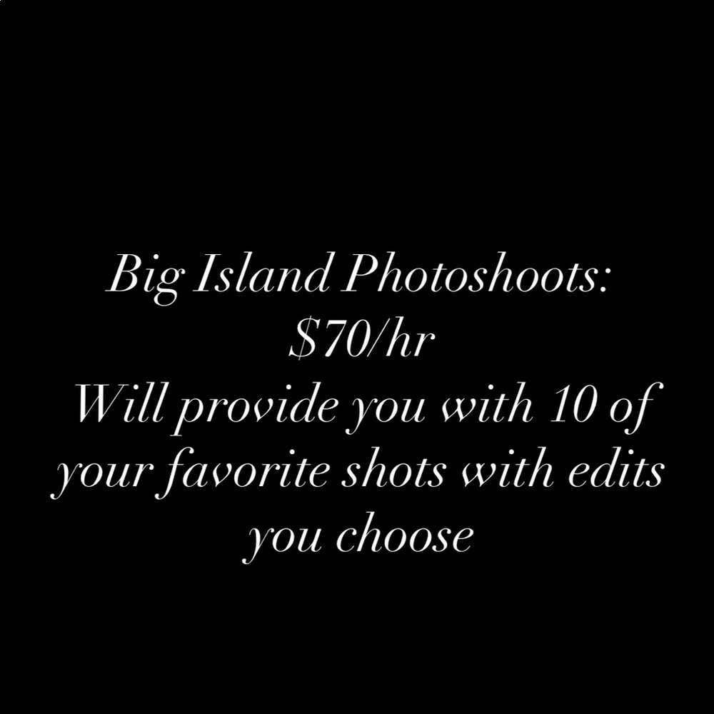 Big Island Photoshoot